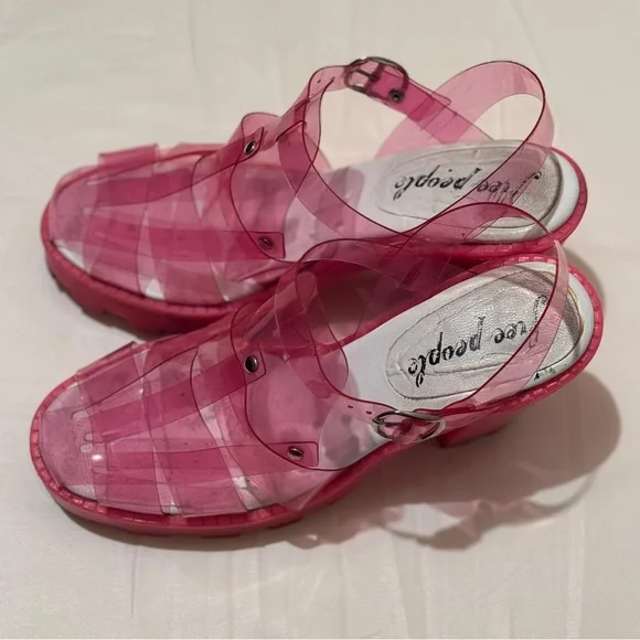 Free People Pink Sandals - Picture 5 of 10